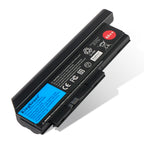 X230 Laptop Battery for Lenovo ThinkPad, 11.1V 94Wh, L-shaped unit with a red 44++ sticker and blue label