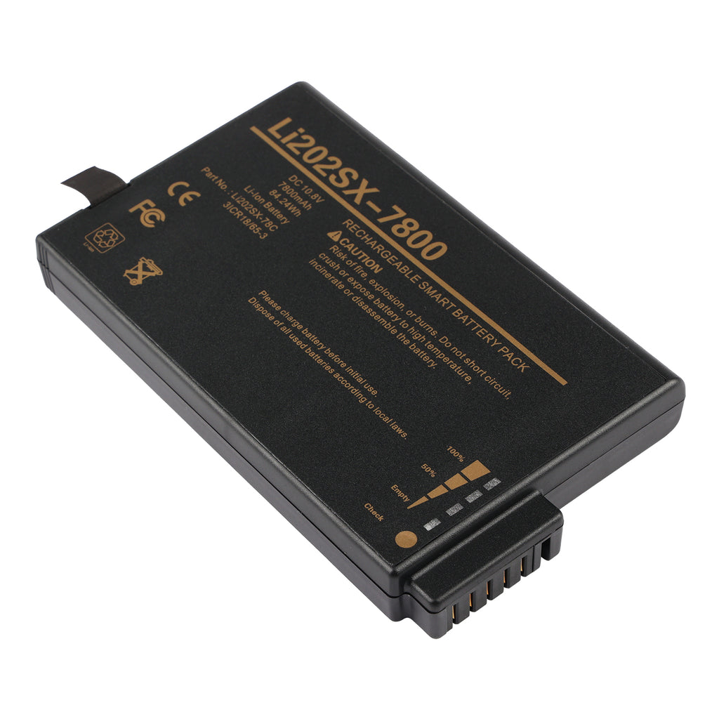 LI202SX-7800 Battery For TSI AEROTRAK APC 9510-02 For DustTrak II 8530 8531 DRX 8533 Aerosol Monitor