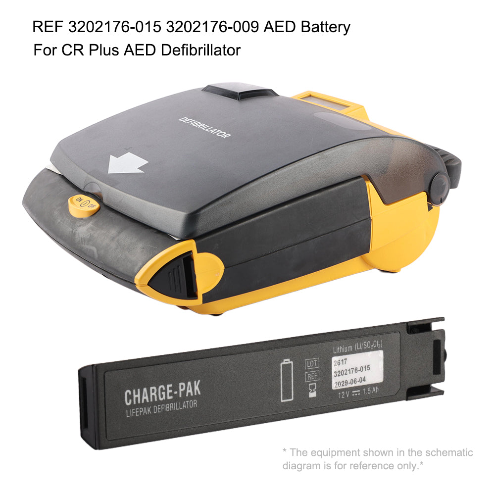 Lifepak-3202176-015-12V-1.5Ah-Medical-Battery