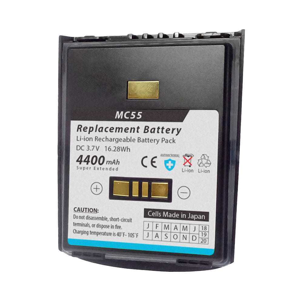 Bateria de Reposição para Scanner BTRY-MC55EAB02 82-111094-01 400384-217 4400mAh