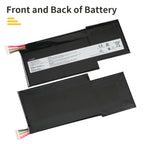 LUSONBAY BTY-M6K Laptop Battery For MSI MS-17B4 MS-16K3 GS63VR 7RG Series - Front and back of the battery