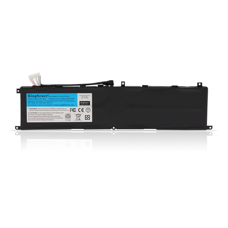 Bateria para laptop Kingsener BTY-M6L para MSI GS65 GS75 Stealth Thin Series 8SE-054FR 80,25 Wh/5280 mAh