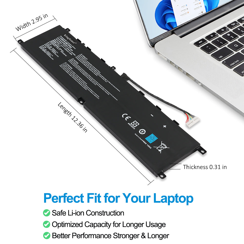 BTY-M6M Laptop BatteryFor MSI GS66 Stealth 10SF 10SGS 10SE 10UG 10SFS Series | KingSener