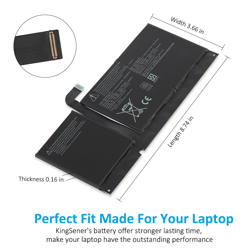 Microsoft Surface Pro 8 1982 1983 Battery 96BTA016H 50.2Wh