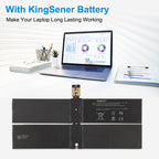 Microsoft Surface Laptop powered by KingSener DYNK01 G3HTA036H replacement laptop battery 7.57V 45.2Wh