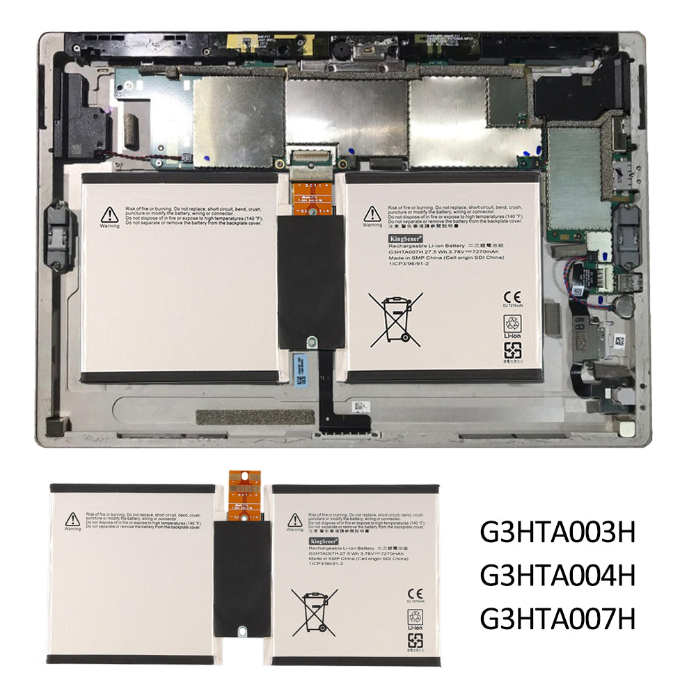 G3HTA007H (G3HTA003H, G3HTA004H) replacement tablet battery for Microsoft Surface Pro 4
