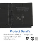 LUSONBAY G3HTA052H Laptop Battery For Microsoft Surface Laptop 3 13.5 Inch 1867 1868 - Product Details
