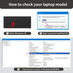 How to check your laptop model