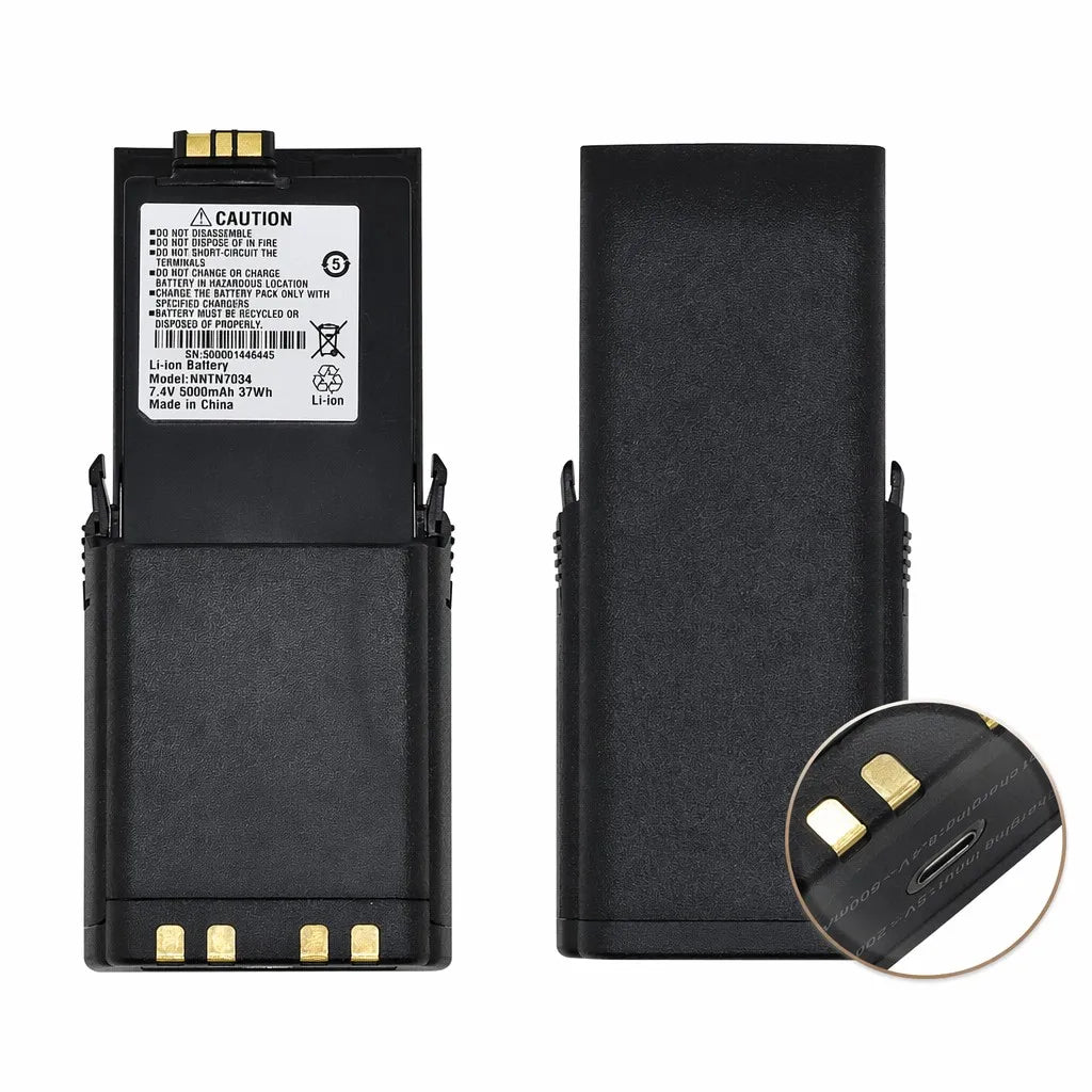 NNTN7034 Replacement Battery for Motorola 2-Way Radio 7.4V 4800mAh