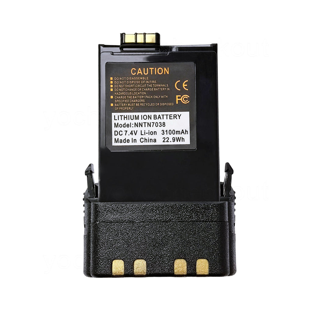 NNTN7038 Replacement Battery For Motorola APX6000 APX7000 APX8000 Radio USB-C 3100mAh