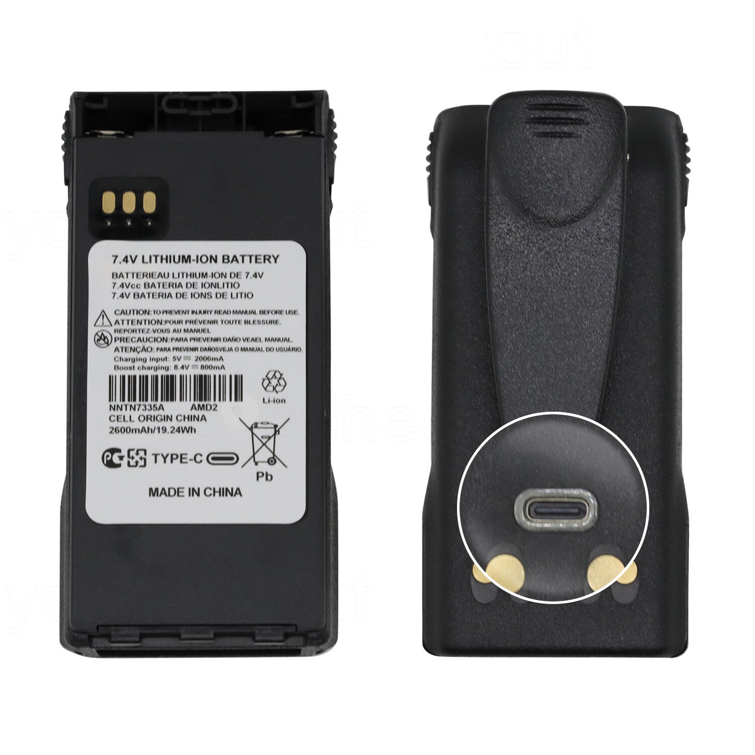 NNTN7335 Replacement Battery For Motorola XTS1500 XTS2500 MT1500