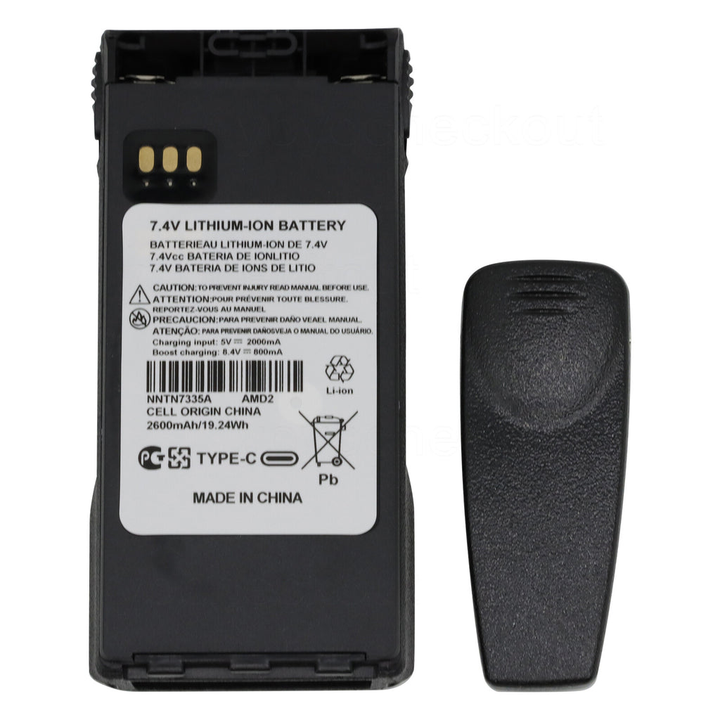 NNTN7335 Replacement Battery For Motorola XTS1500 XTS2500 MT1500