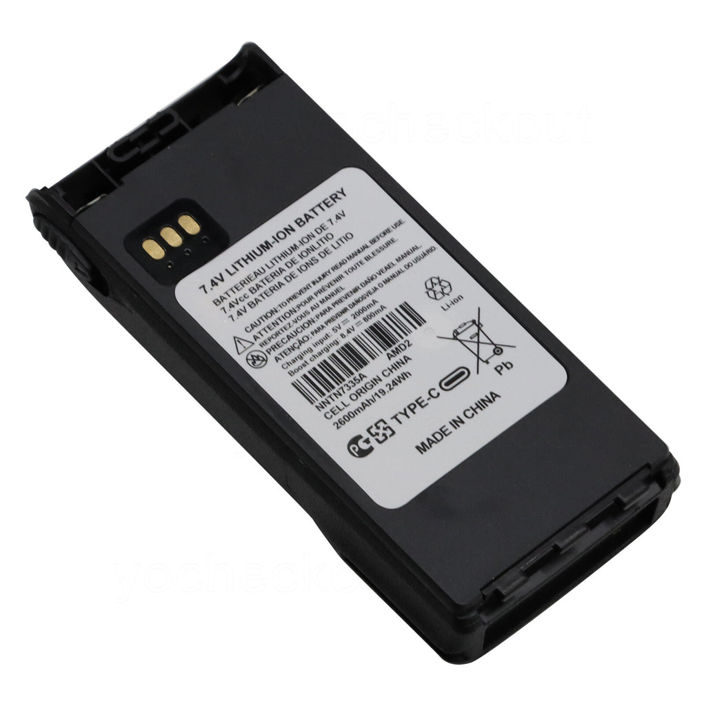 NNTN7335 Replacement Battery For Motorola XTS1500 XTS2500 MT1500