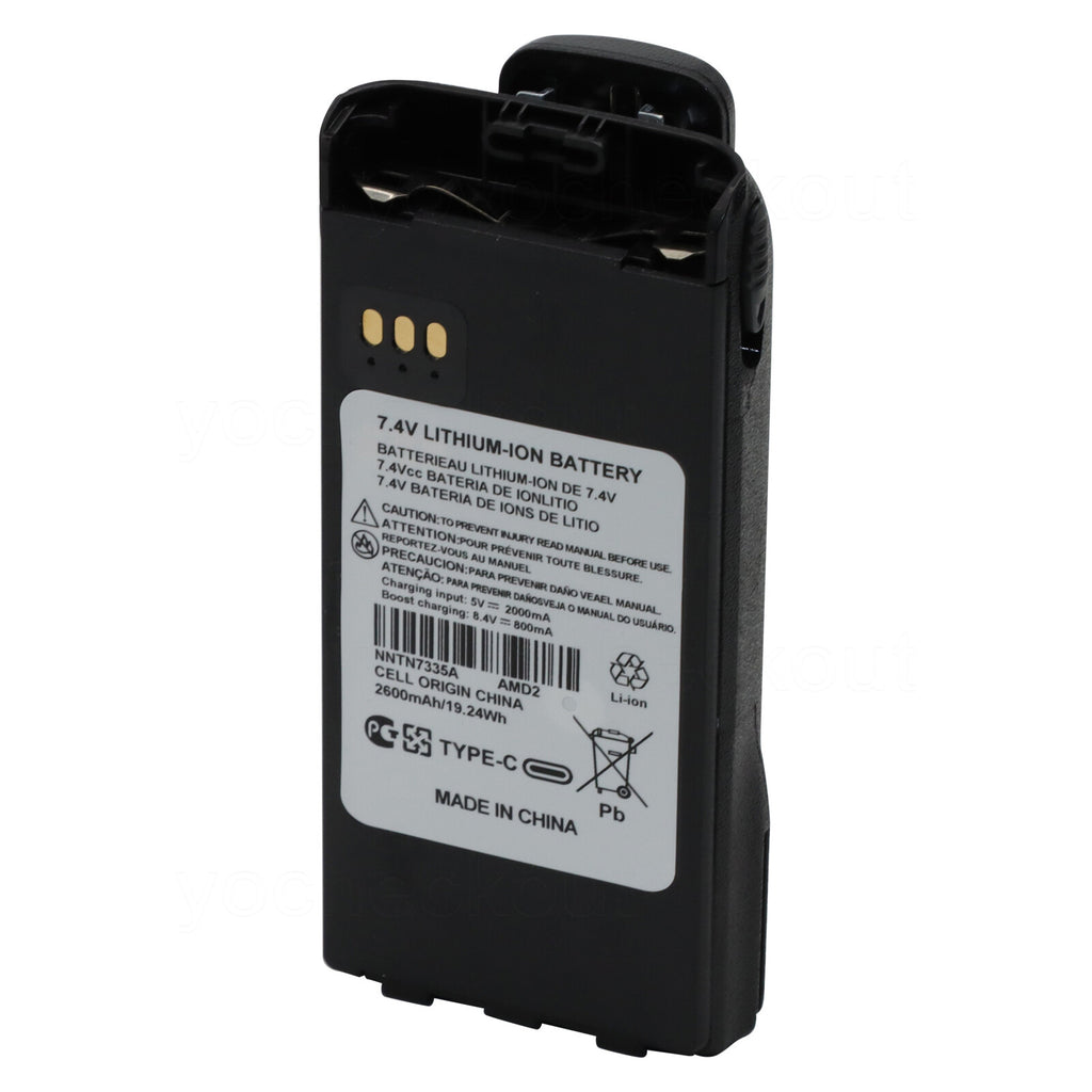 NNTN7335 Replacement Battery For Motorola XTS1500 XTS2500 MT1500