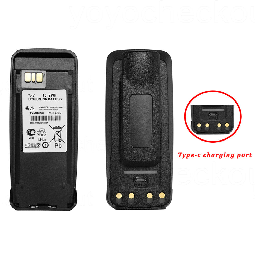 PMNN4077C Replacemen Battery For Motorola XPR6380 XPR6500 XPR6550 PMNN4066