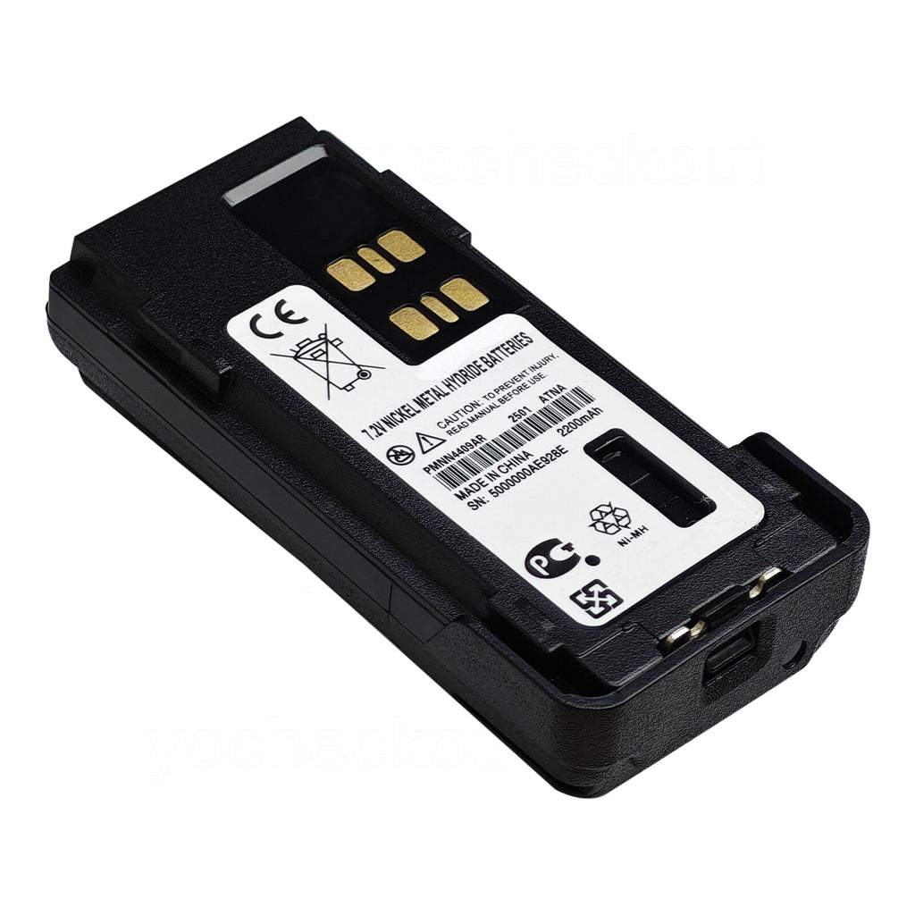 PMNN4409AR Replacement Battery For Motorola XIR P8660i XIR P8668i 7.2V 2200mAh