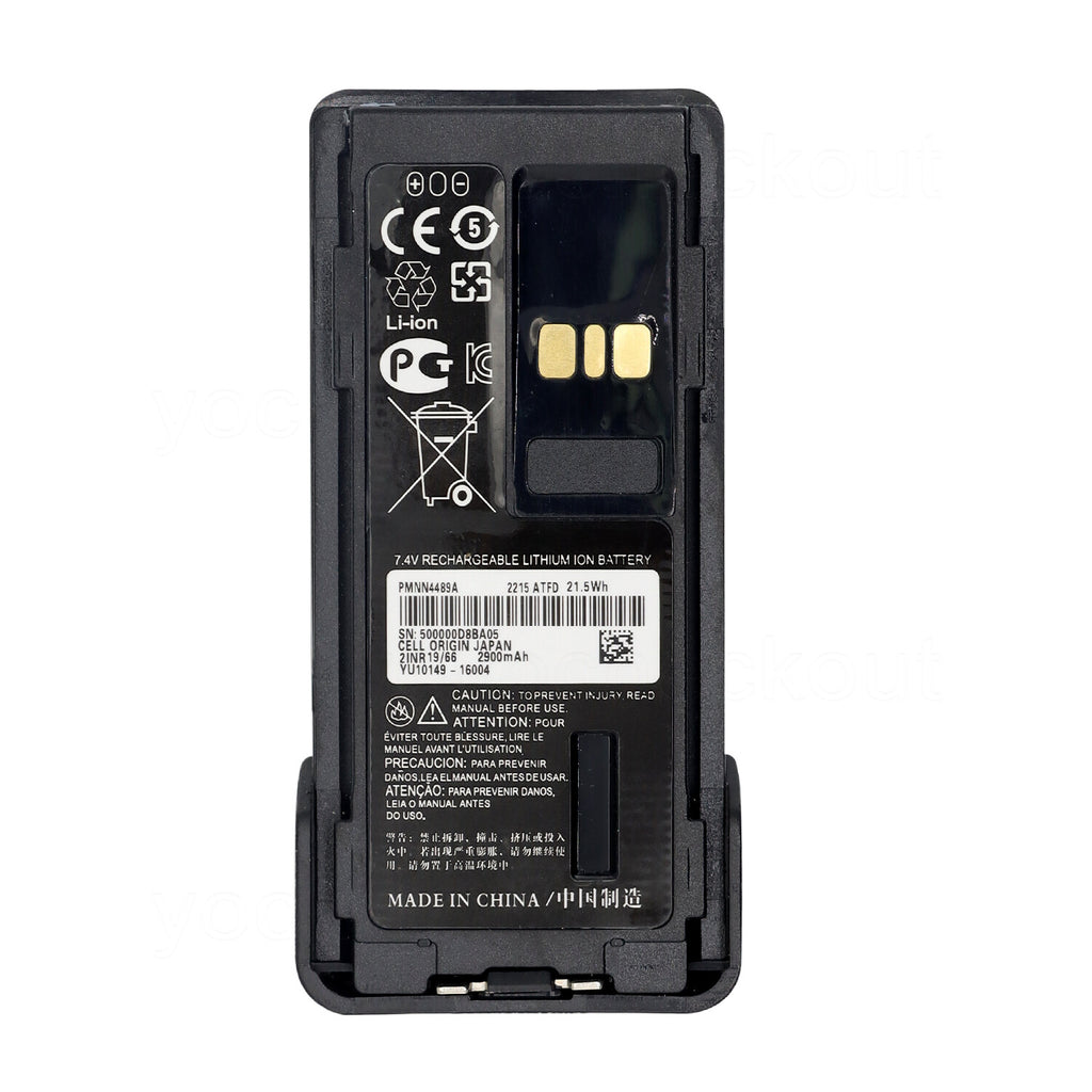 PMNN4489A IMPRES ATEX Battery For Motorola XIR P8668i GP328D+ GP338+ P6600i
