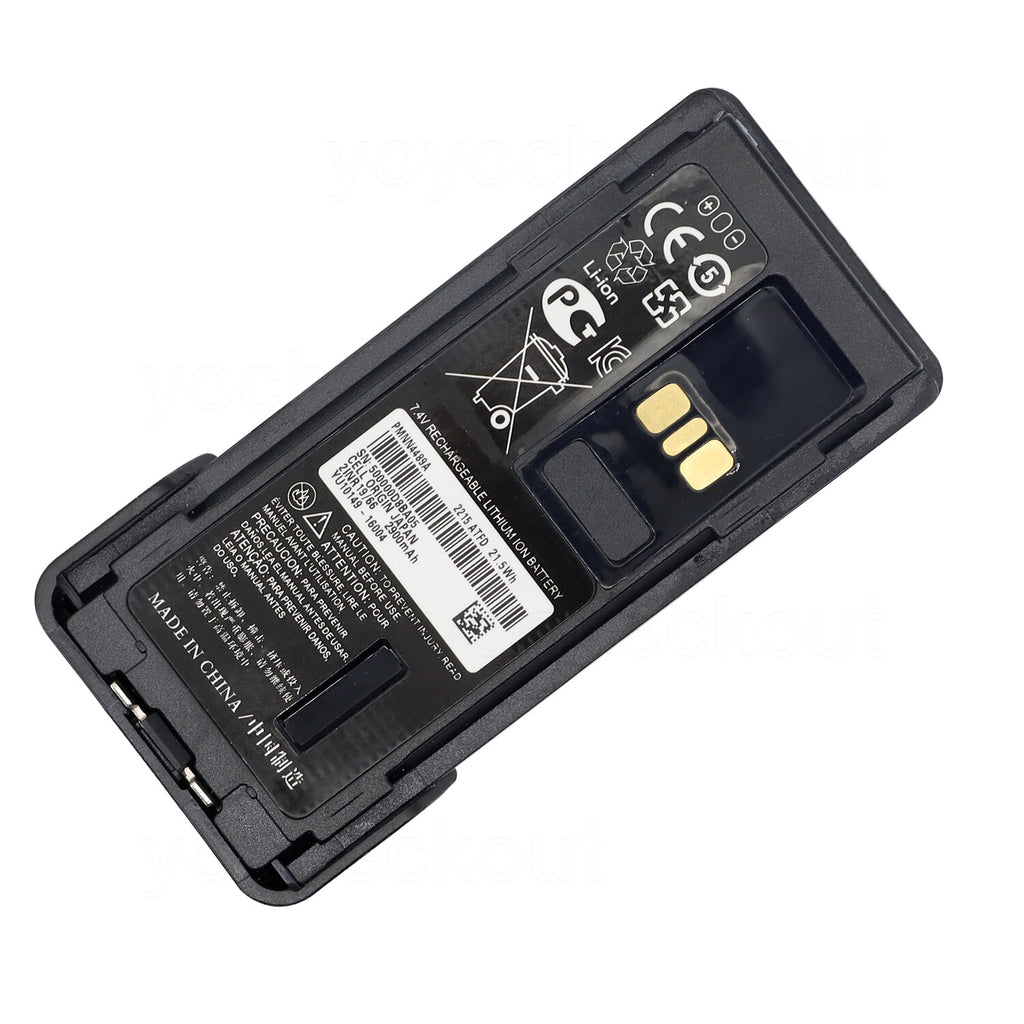 PMNN4489A IMPRES ATEX Battery For Motorola XIR P8668i GP328D+ GP338+ P6600i