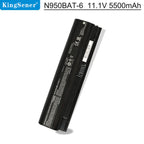 Batería KingSaneer M950BT-6 para portátil Hanii ZX7-CP5G, ZX7-CT5DA, ZX8-CT5DA, ZX8-SR5S1, TX7-CT5A1, TX8-CT5DH, TX8-CT7DC, GX9-CT5DC, GX9-CT7DC, DTX9-K5DA, TX9-K5DC