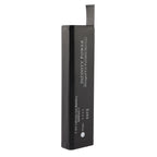 Angled back view of NDR2017 battery showing specifications and certification marks