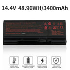 LUSONBAY NH50BAT-4 Laptop Battery For Clevo NH70RHQ NH58RCQ machenike T58 Sager NP6875 - 14.4V 48.96WH/3400mAh