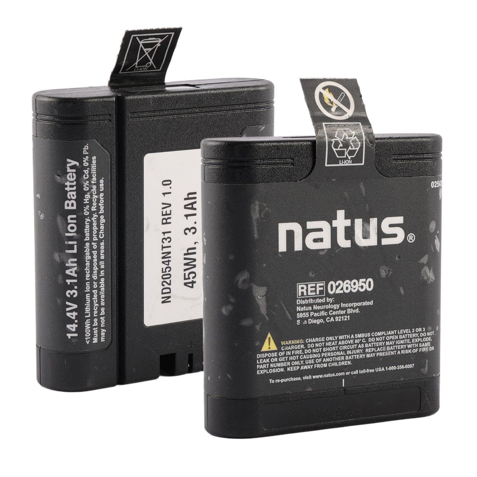 REF 026950 Replacement Battery For Natus Camino ICP Monitor 14.4V 3.1Ah