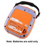 SB-310V LiMnO2 battery 3300mAh 49.5Wh perfectly installed in Nihon Kohden Cardiolife AED-2150 AED-2151 AED-2152, diagonal view