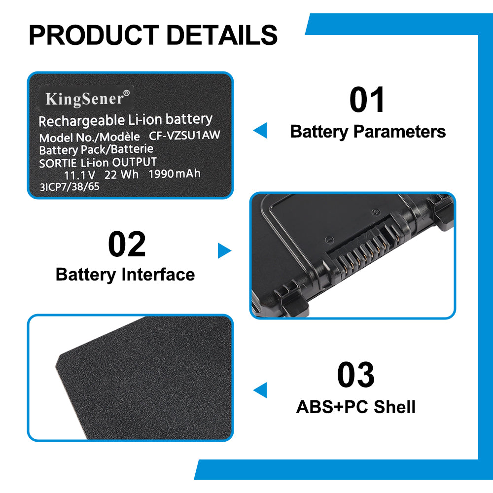 Panasonic-CF-VZSU1AW-11.1V-22WH-Laptop-Battery