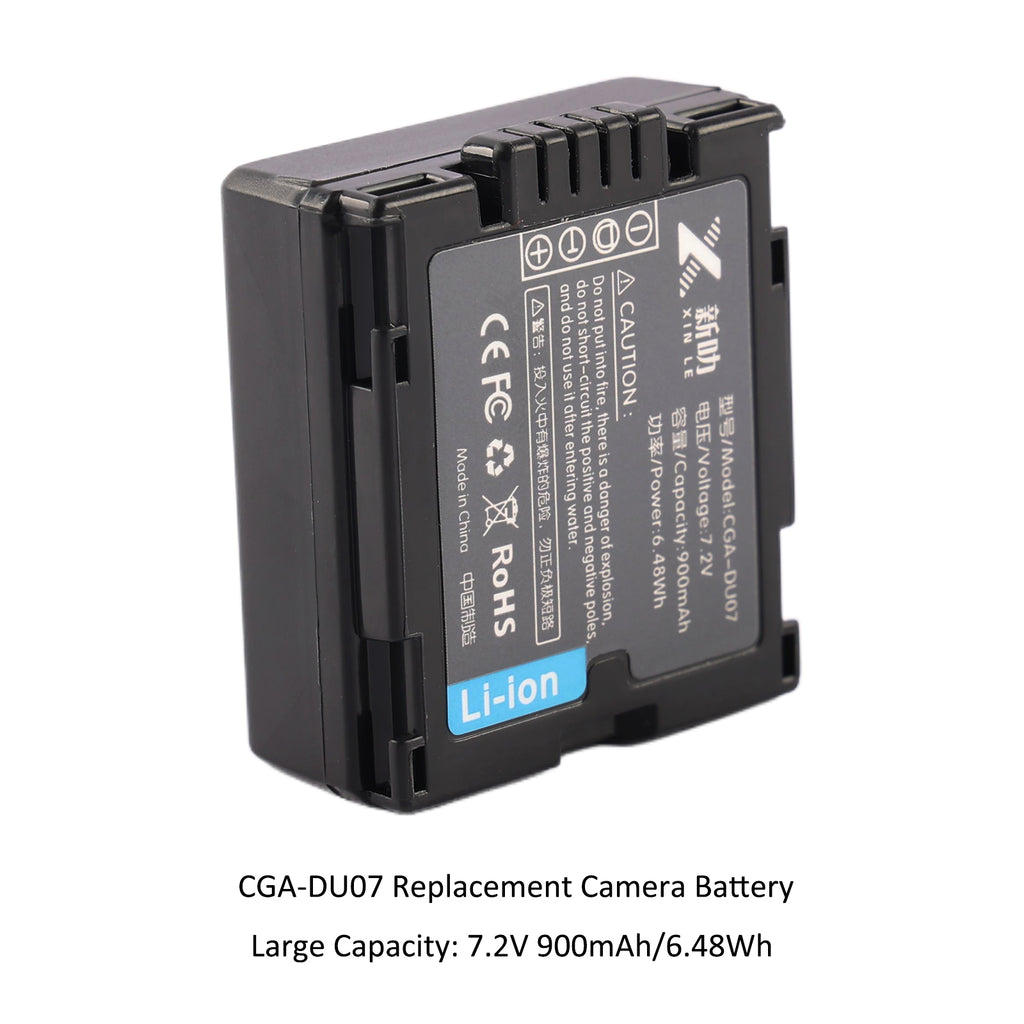 Panasonic-CGA-DU07-7.2V-6.48Wh-Camera-Battery