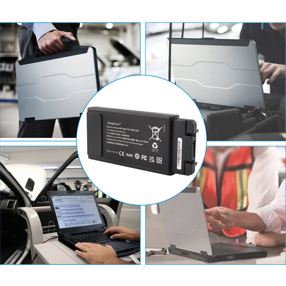 Ideal for industrial inspection, in-vehicle computing, field work — reliable power for Panasonic Toughbook FZ-55