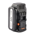 Angled view of EZ9L50 Li-ion 18V battery showing EZ9L54 label on white background