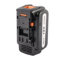 Angled view of EZ9L50 Li-ion 18V battery showing EZ9L54 label on white background