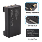 Pentax-10002-3400mAh-Total-Station-Battery