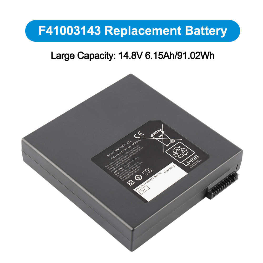 F41003143 Replacement Battery For Philips Ultrasound CX30 CX50 Echographe CX50 - 14.8V 6.15Ah/91.02Wh