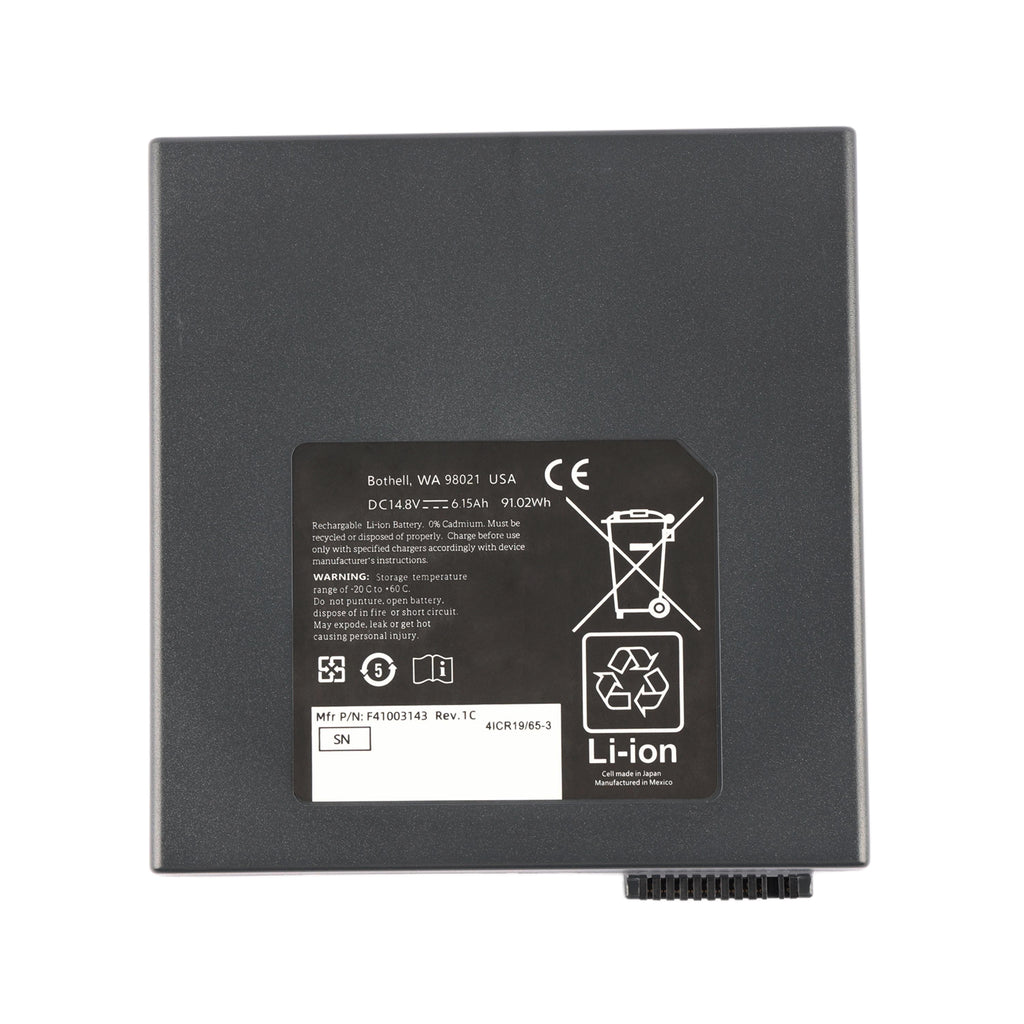 F41003143 Replacement Battery For Philips Ultrasound CX30 CX50 Echographe CX50 - Front View on White