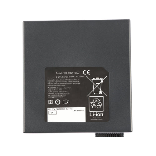 F41003143 Replacement Battery For Philips Ultrasound CX30 CX50 Echographe CX50 - Front View on White