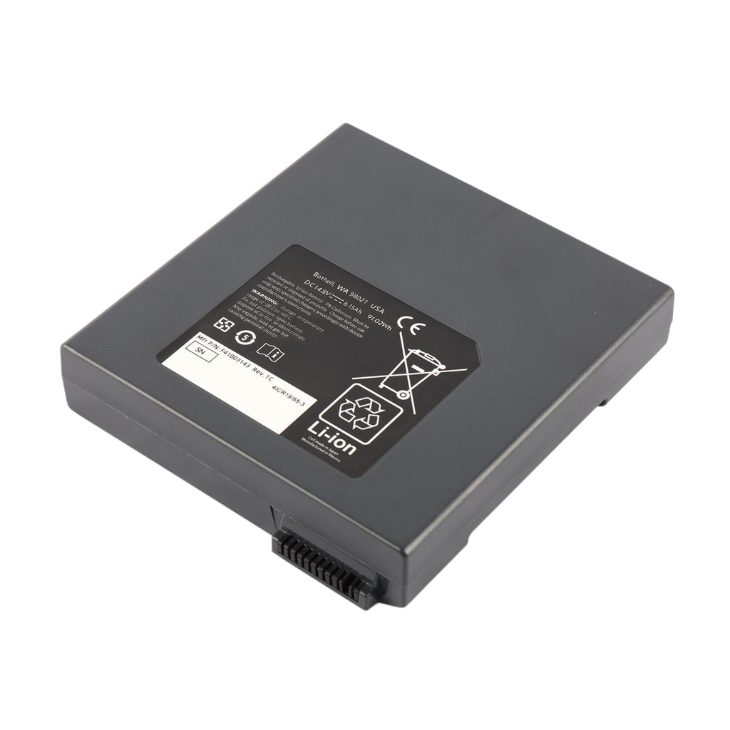 F41003143 Replacement Battery For Philips Ultrasound CX30 CX50 Echographe CX50 - Front View on White