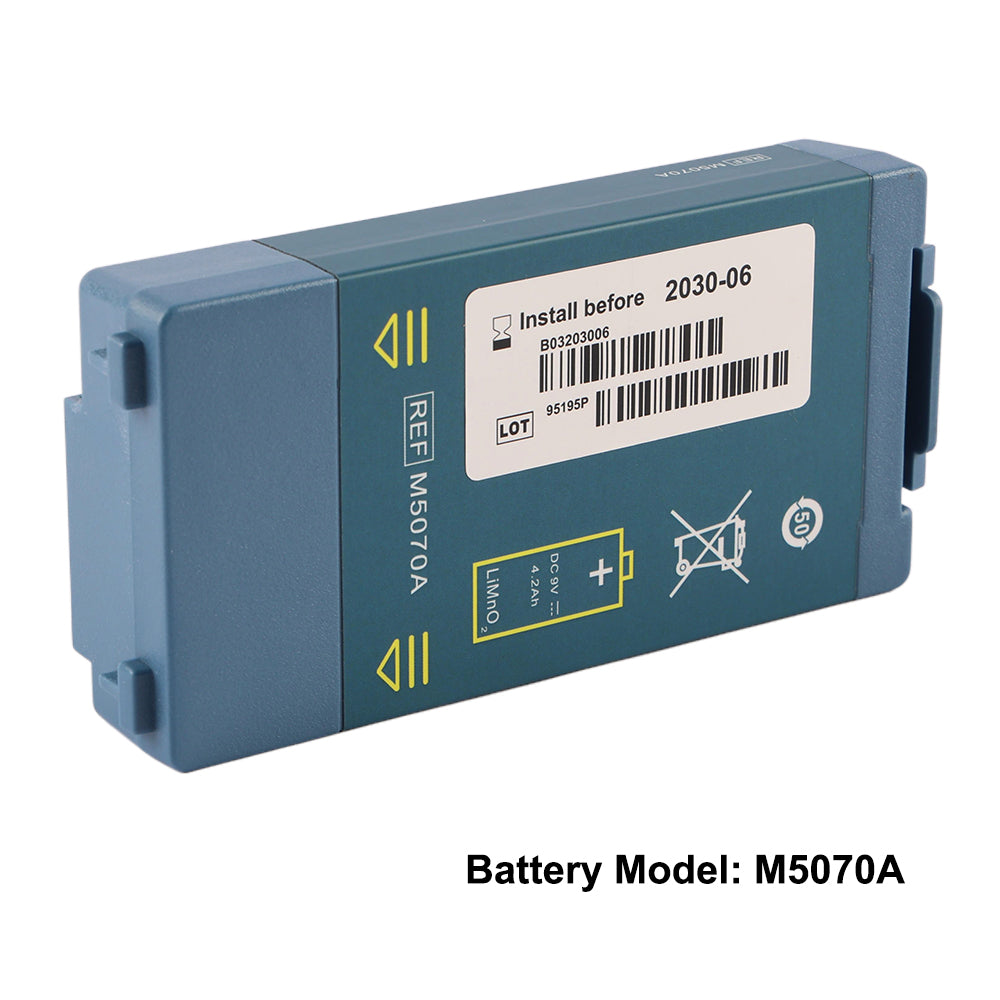 Philips-M5070A-9V-4.2Ah-Defibrillator-Battery-KSE5070A