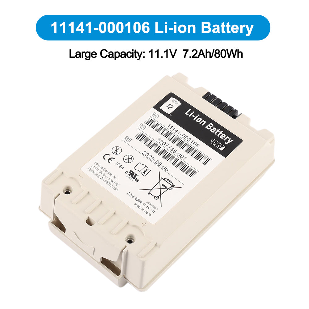 Physio-11141-000106-11.1V-80Wh-Medical-Battery