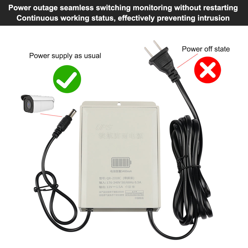 QX-2318C-12V-1.5A-5400mAh