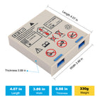 REF 3.940100-10.8V-46.44WH-Medical-Battery
