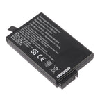 RRC2020 battery full specification label showing 11.25V 8850mAh 99.6Wh high-capacity Li-ion, SMBus compliant charging requirement, CE and safety certification marks