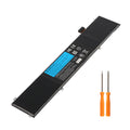 RC30-0248 replacement battery 15.4V 80Wh for Razer Blade 15 2018 RZ09-02386, diagonal angled view with orange screwdrivers on right
