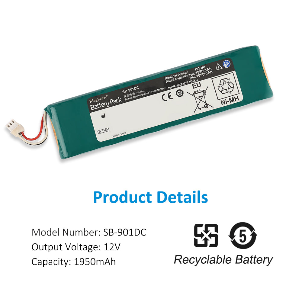 Nihon Kohden ECG-2110 ECG-2150 ECG Machine Battery Replacement SB-901DC