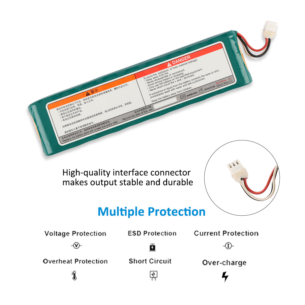 Nihon Kohden ECG-2110 ECG-2150 ECG Machine Battery Replacement SB-901DC