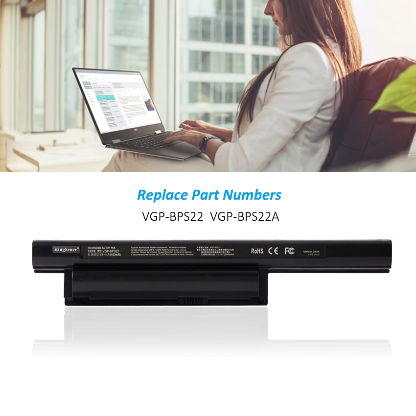 SONY-VGP-BPS22-11.1V-4400mAh-Laptop-Battery