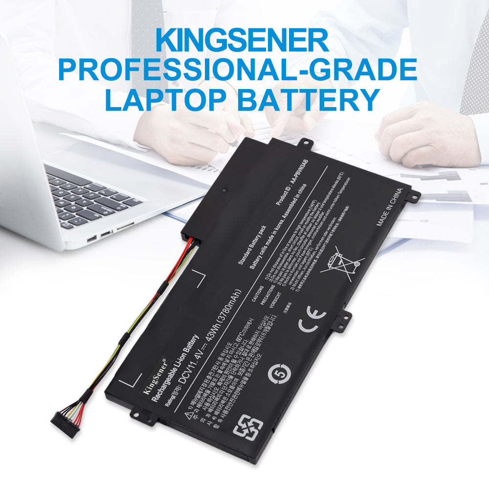 KingSener Samsung AA-PBVN3AB professional-grade replacement laptop battery 11.4V 43Wh 3780mAh