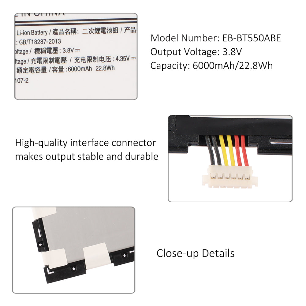 Samsung-EB-BT550ABE-3.8V-22.8Wh-Tablet-Battery