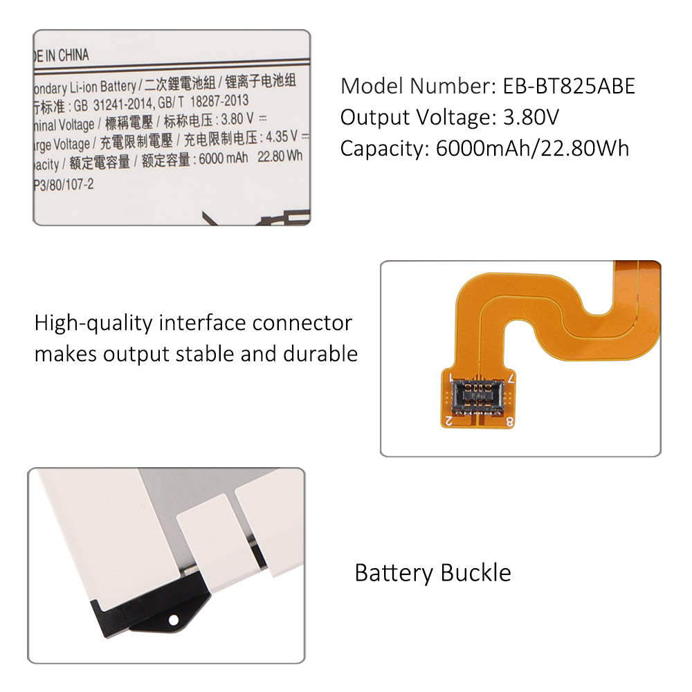 Samsung-EB-BT825ABE-3.8V-22.80Wh-Tablet-Battery