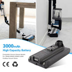 XBATR620SL 3000mAh high capacity battery for Shark IZ540H IZ562H UZ565H LZ500 series cordless vacuum cleaners